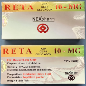 Retatrutide 10mg GIP, GLP-1, GLUCAGON